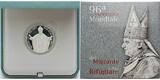 Vatikan 5 Euro 2010 96. Welttag des Migranten und Flüchtlings, inkl. Etui & Zertifikat & Schuber <b>Proof</b><br>Silber