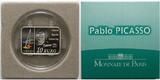 10 Euro 2010 Pablo Picasso 6.rechteckige Münze aus Frankreich inkl. Etui&Zertifikat& Schuber <b>Proof</b>