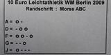 Deutschland 10 Euro<br> x5 2009 A/D/F/G/J Leichtathletik WM in Berlin,<br>1. Ausg. in 2009<br><b>kompl. Satz (5)</b> <b>Proof</b><br>Sterling Silber