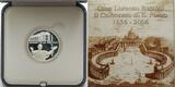Vatikan 10 Euro 2006 450 J. Kollonaden a.d. Petersplatz, inkl. Etui & Zertifikat & Schuber <b>Proof</b><br>Silber