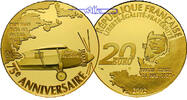 Frankreich 20 Euro 75. Jahrestag des ersten Transatlantikflugs von Charles Lindbergh -