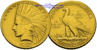 USA 10 $ 15,05g fein 27mm &Oslash; 1908-1933 Indianer, ohne M&uuml;nzzeichen Philade... 3,008.87 US$  +  77.54 US$ shipping