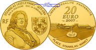 Frankreich 20 Euro,<br> 15,64g fein<br> 31 mm Ø Stanislas Leszczynski - 1677-1766 - Herzog von Lothringen und König von Polen -