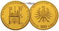 Deutschland 100 Euro<br> 15,55g<br> fein<br> 28 mm Ø Stadt<br> Quedlinburg,<br><b> Prägestätte A</b> Picture