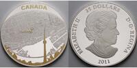 Kanada 25 $ Toronto Stadtplan (2 oz.) inkl. Etui & Zertifikat & Schuber -