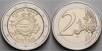 Zypern 2 Euro 10 Jahre Euro Bargeld -