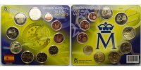 Spanien 7,88 Kursmünzensatz + 2 Euro Gedenkmünze Burgos & Eurobargeld -