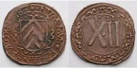Ravensberg-Grafschaft 12 Pfennig Brandenburgische Regierung 1614-1623 -