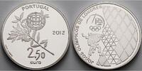 2,5 Euro 2012 Portugal Olympiade London 2012, inkl. Kapsel & Zertifikat & Etui PP