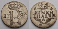 Brandenburg Preußen 1/24 Taler Friedrich II. 1740-1786 -