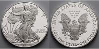 USA 1 $ Silber Eagle, <b>inkl. Etui & Zertifikat & Schuber</b> -