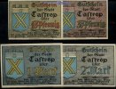 Castrop 25, 50 Pfg. + 1+2 Mark Stadt Picture