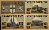 Coblenz 25, 50 Pfg. + 1+2 Mark Stadt, Picture
