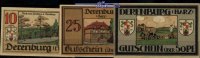 Derenburg 10,25,50 Pfg. Kreis, Picture
