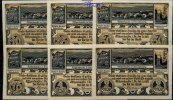 Escherhausen 10,25,50,75 Pfg. 1,2 Mark Stadt, Grabowski 351,1 Picture