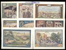Freiburg, Schlesien 10, 5x25,2x50 Pfg. Stadt, Grabowski 383,1, Papier weiß und dünn Picture