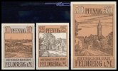 Feldberg 10,25,50 Pfg. Stadt, Grabowski 361.1 Picture