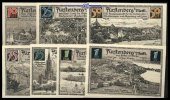 Fürstenberg Mecklb. 10,25,50,75,75,100,100 Pfg. Stadt, Grabowski 402,9 grau Picture