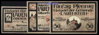 Lauenstein 10,25,50 Pfg., Stadt, Grabowski 775 Picture