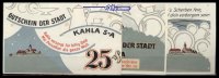 Kahla 25,50,75 Pfg. Grabowski 668,5b -