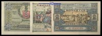 Kunzendorf, Posen 50 Pfg. 1 Mk, 2Mk. Grabowski 750.1 -