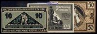 Kevelaer, Rhl. 10,25,50 Pfg. Grabowski 690.1 -