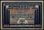 Königshütte 25 Pfg. Grabowski 726.1 -