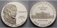 USA 1 $ James Madison u. die Bill of Rights, in Kapsel inkl. 3 er Etui & 3 er Zertifikat Picture