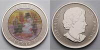 Kanada 0,50 $ Schneemann - Lenticular Snowman, <b>farbig</b> inkl. Etui & Zertifikat & Schuber -