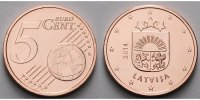 Lettland 5 Cent Kursmünze, 5 Cent, -