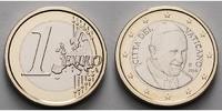1 Euro 2015 Vatikan Kursmünze, 1 Euro *  zweite Münze Papst Franziskus,  stgl