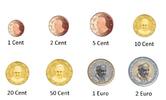 1 Cent -2 Euro, 3.88 Mixsatz Vatikan Preiswerte Zusammenstellung aller Euromünzen 1 Cent bis 2 Euro Blister stgl