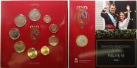 Spanien 5,88 Kursmünzensatz König Felipe VI. + 2 Euro Gedenkmünze Höhlenmalerei von Altamira, -