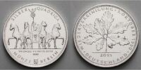 Berlin 1/4 Unze Feinsilber <b>Die Volks-Unze</b> - Silber Quadriga 999/1000, 7,77 g., 27 mm Ø,in Kapsel -