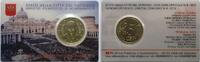 Vatikan 50 Cent Kursmünze, 50 Cent in originaler City - Coincard <b> Nr.6 -Petersplatz- -