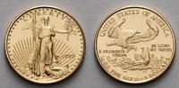 USA 1/10 oz<br>5 Dollar<br> 3,11g<br> fein<br> 16,5 Liberty, American Eagle, Gold ohne Münzz.,arabische Jahreszahl,<b>1992</b> Picture