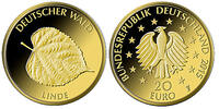 Deutschland 20 Euro<br> 3,89g<br> fein<br> 17,5 mm Ø Dt. Wald, Linde, <br><b>Prägestätte nach unserer Wahl</b>/<b>sofort lieferbar!!! -