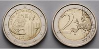 Italien 2 Euro Dante Alighieri Geburtstag 1265 - 2015, -