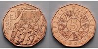 Österreich 5 Euro Neujahrskonzert - Auf die Zukunft! - Neujahrsmünze 2016 - PROSIT 2016 -