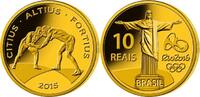 Rio 10 Reais Oly. Sommer Rio 2016 -Ringen<b> 03/04</b> , orig.Oly. Kapsel m. Zertifikat Picture