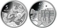 Rio 5 Reais Oly. Sommer Rio 2016 - Chorinho 08 / 16, orig.Oly. Kapsel m. Zertifikat