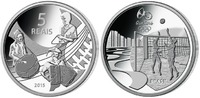 Rio 5 Reais Oly. Sommer Rio 2016 - Forro 12 / 16, orig.Oly. Kapsel mit Zertifikat