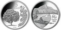 Rio 5 Reais Oly. Sommer Rio 2016 -Brasilbaum <b>15 / 16</b>, orig.Oly. Kapsel mit Zertifkat Picture