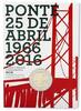 Portugal 2 Euro 50 Jahre Brücke des 25. Aprils - <br><b>geringe Auflage -