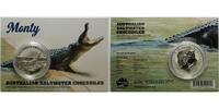 Australien 1 $ Salzwasserkrokodil - Monty - 1 oz. -<b>-Neue Serie-</b> Picture