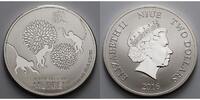 Niue 2 $ <br><b>1 oz.</b> Jahr des Affen / Chines.Tierkreiszeichen 2016 <b>-NEUE SERIE - 1. Ausgabe</b> Picture