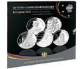 Deutschland 20 Euro<br> x 5 Silbergedenkmünzenset<br> <b>kompl.Satz 2016-<b>die allerersten,<br>20 Euros<br> -