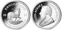 Südafrika 1 oz<br> 31,1g<br> fein<br> 38,72 mm Ø Krügerrand 1 oz. - Springbock, Jubiläum - 50 Jahre Krügerrand- SELTEN! -