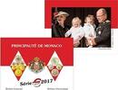 Monaco 3,88 € Kursmünzen,Satz 2017 *-offizieller<b> Monakosatz</b> -