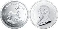 Südafrika 1 oz<br> 31,1g<br> fein<br> 38,72 mm Ø Krügerrand 1 oz. - Springbock, <b> Der 2. Krügerrand in Silber - NEU !!!</b> -